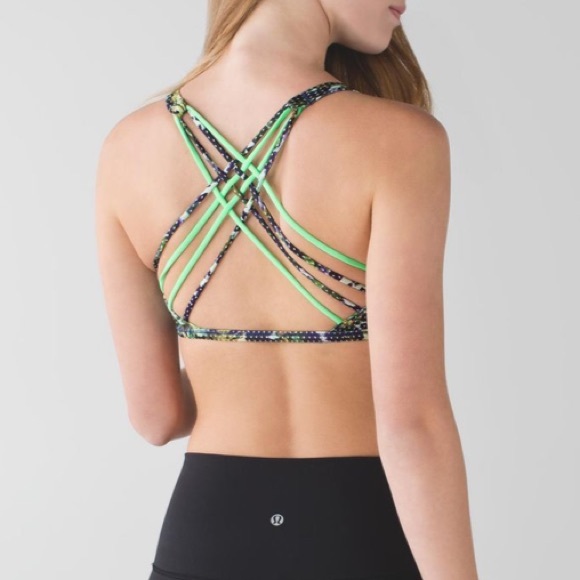 lululemon athletica Other - Lululemon Free To Be *Wild Floral Sport White Multi / Pistachio size 10